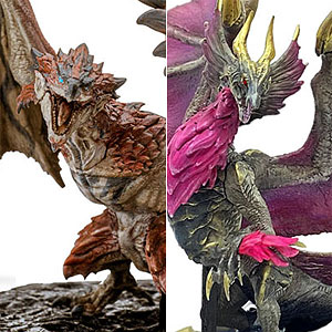 CAPCOM FIGURE BUILDER CUBE MONSTER HUNTER Silver Duke Dragon Malzeno