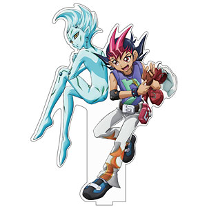 AmiAmi [Character & Hobby Shop]  Yu-Gi-Oh! ZEXAL Quattro Acrylic Stand  (Large) The Will to Duel Ver.(Released)