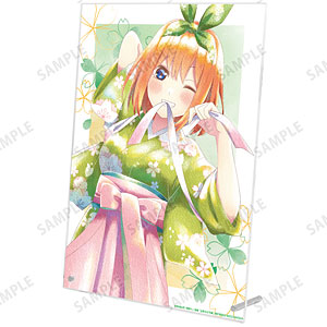 AmiAmi [Character & Hobby Shop]  Movie The Quintessential Quintuplets  New Illustration Group Cherry Blossom Japanese Outfit ver. Ani-Art aqua  label A4 Acrylic Panel(Pre-order)