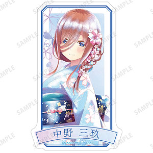 AmiAmi [Character & Hobby Shop]  Movie The Quintessential Quintuplets  New Illustration Group Cherry Blossom Japanese Outfit ver. Ani-Art aqua  label A4 Acrylic Panel(Pre-order)