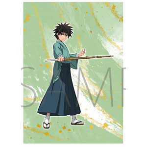 AmiAmi [Character & Hobby Shop]  Rurouni Kenshin Meiji Swordsman Romantic  Story B5 Pencil Board Megumi Takani & Aoshi Shinomori(Released)