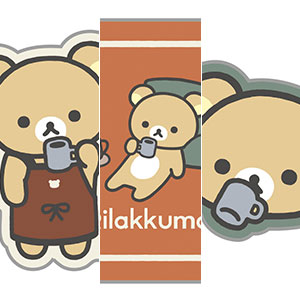 Rilakkuma Cafe Card Stickers (super cute) · Uber Tiny · Online
