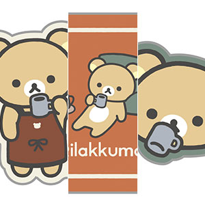 Rilakkuma Shiny Stickers - Flower Tea Time – Cute Things from Japan