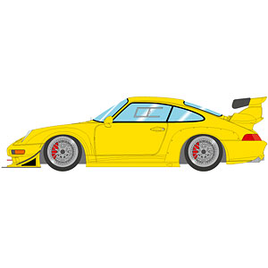 【安い通販】1/43ポルシェ 911 GT2 Evo (993) 84号 黒黄 スタドラー ルマン1997 PORSCHE レーシングカー