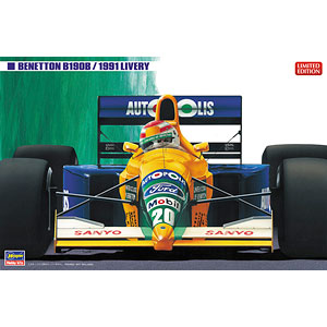 1/24 Benetton B190B (1991 Color) Plastic Model