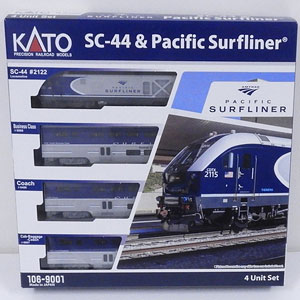 鉄道模型 KATO SC44 Charger Amtrak Pacific Surflin Amtrak Pacific Surfliner 4 Car Base Set – Kato USA Online Store