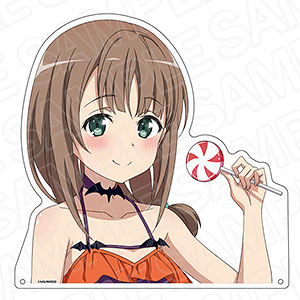 Ilustrasi Rin Shiretoko dalam versi acrylic board Halloween 2024
