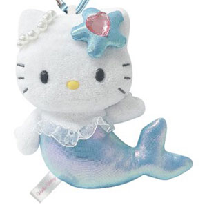 HelloKitty FANTASYcollectionマスコット人魚2点セット ハローキティ マーメイドやフェアリー姿の淡くきらめく新作