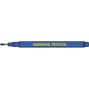 Mr. Brush Round No. 4 Mr.Hobby - Pennello Tondo Con Manico In Silicone, Setole PBT - 2
