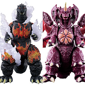 ⭐️ゴジラ⭐️フィギュアセット 美品】ゴジラ 1/270フィギュア VSキングギドラバージョン レトロ