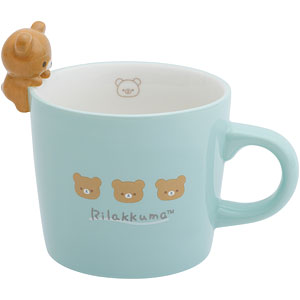 AmiAmi [Character & Hobby Shop] | TK23802 Rilakkuma Mug w/Mascot