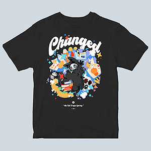 AmiAmi [Character & Hobby Shop] | Changed Puro T-shirt Black