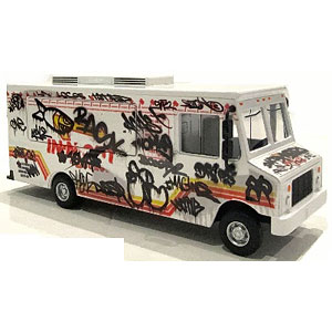 AmiAmi [Character & Hobby Shop] | 1/64 Food Truck Graffiti Style