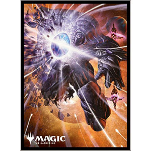 AmiAmi [Character & Hobby Shop] | "Magic: The Gathering" Players Card  Sleeve MFS-62 Woodcut Borderless Version [Summon: Fenrir](Released)