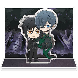 AmiAmi [Character & Hobby Shop] | TV Anime "Black Butler -Emerald Witch  Arc-" Diorama Acrylic Stand 3. Sebastian Michaelis & Ciel Phantomhive (Released)