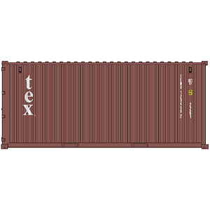 1/24 Car NEXT Series No.1102 20ft Dry Container tex Plas…