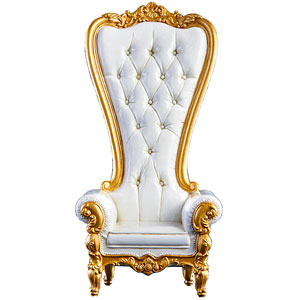 1/12 High-Back Sofa White