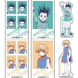 Memory Cut Sticker IDphoto 3pcs. Hunter x Hunter Letteri…