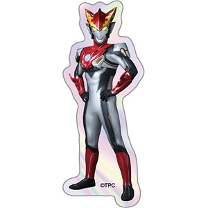 "Ultraman Series" Aurora Diecut Sticker (Ultraman Rosso)