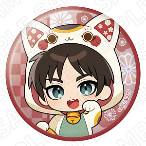 Attack on Titan [Beckoning Cat] Hologram Tin Badge (Eren…