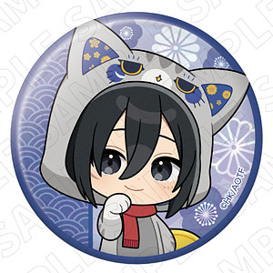 Attack on Titan [Beckoning Cat] Hologram Tin Badge (Mika…