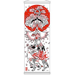 Okami 20th Anniversary Reproduction Art Project Wall Scr…