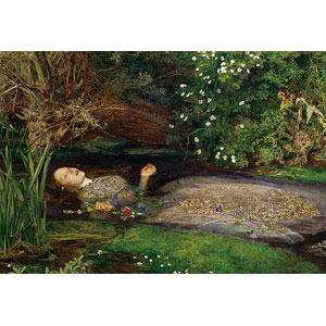 Jigsaw Puzzle Ophelia (Millais) 300pcs (300-770)