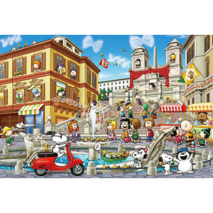 Jigsaw Puzzle Snoopy in Rome 1053 Super Small Pieces (31…