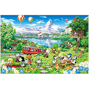 Jigsaw Puzzle Snoopy in Switzerland 1000pcs (12-711s)