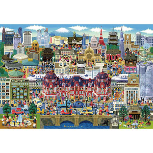 Jigsaw Puzzle Famous Places of Tokyo! (1000M-050)