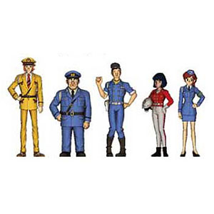 AmiAmi [Character & Hobby Shop] | Kochikame figreal 1/150 5pcs