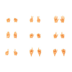 Megami Device M.S.G 09 HAND SET SKIN COLOR E