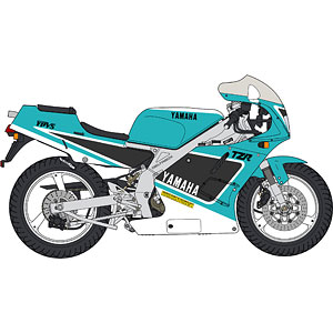 1/12 Yamaha TZR250 (3MA) Late Model (1990) "Light Cyan S…