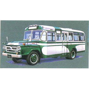 1/32 Bonnet Bus Series No.6 Isuzu BXD-30 Plastic Model