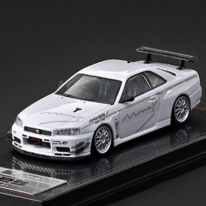 1/64 Nissan Skyline GT-R Mine's (R34) White