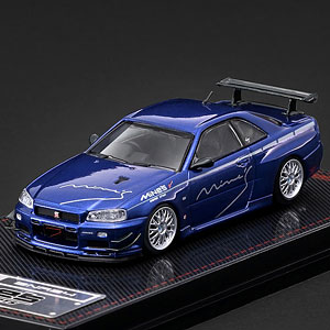 1/64 Nissan Skyline GT-R Mine's (R34) Blue Metallic